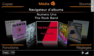 Navigateur d'albums